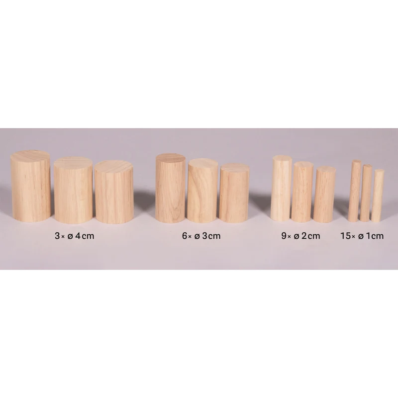Holz Rundstäbe Set
