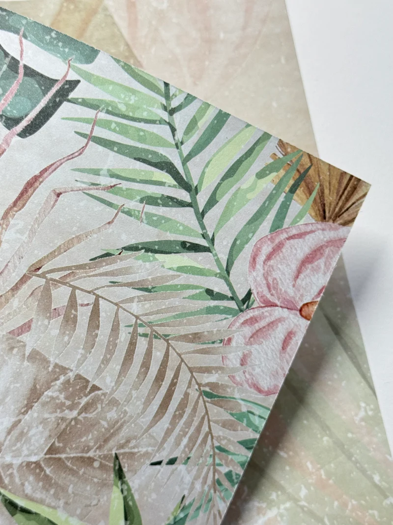 Designpapier Matt-Line Boho