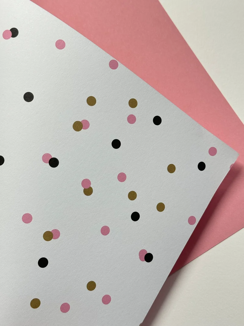 Designpapier Matt-Line Pastell-Punkte