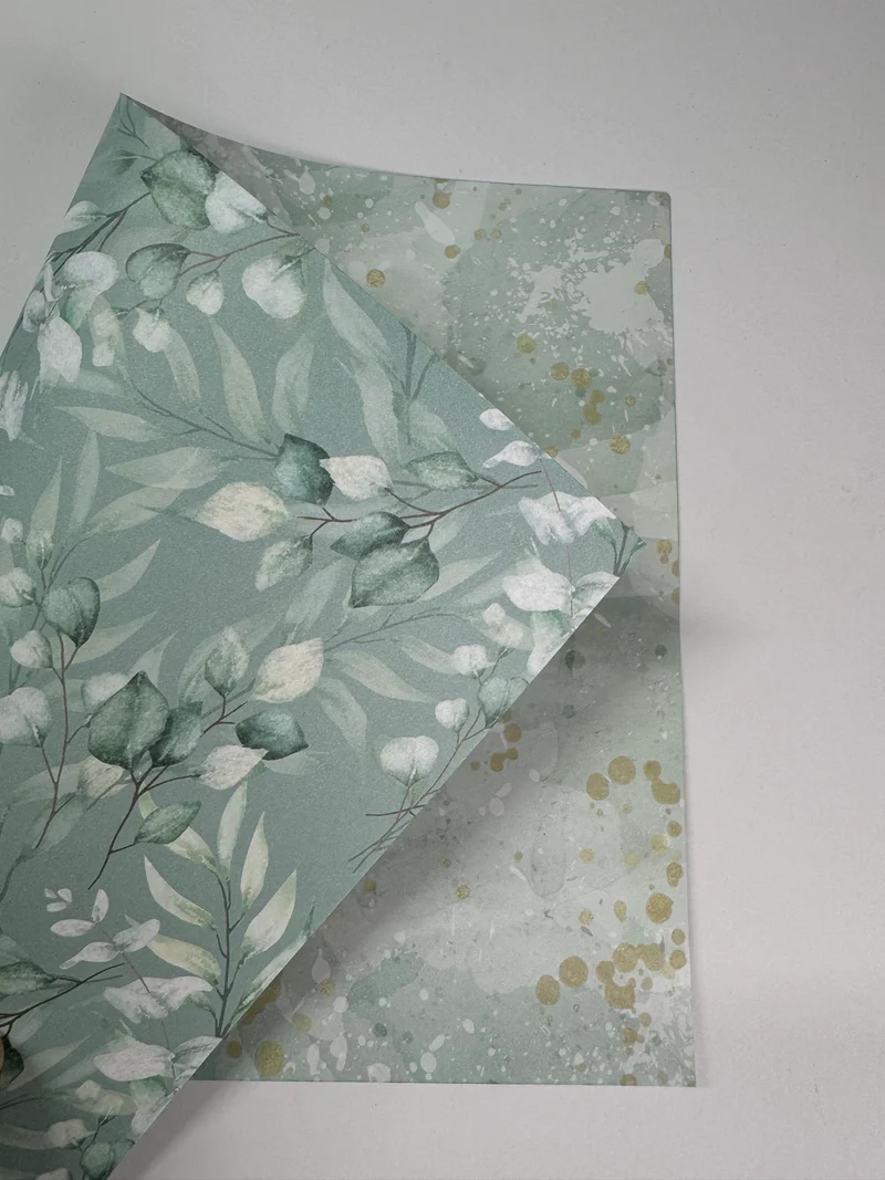 Designpapier Matt-Line Eukalyptus