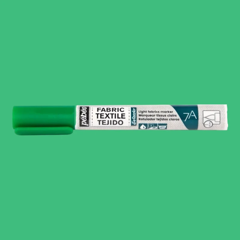 Pébéo Setacolor Stoffmarker 7A – Grün, für helle Stoffe