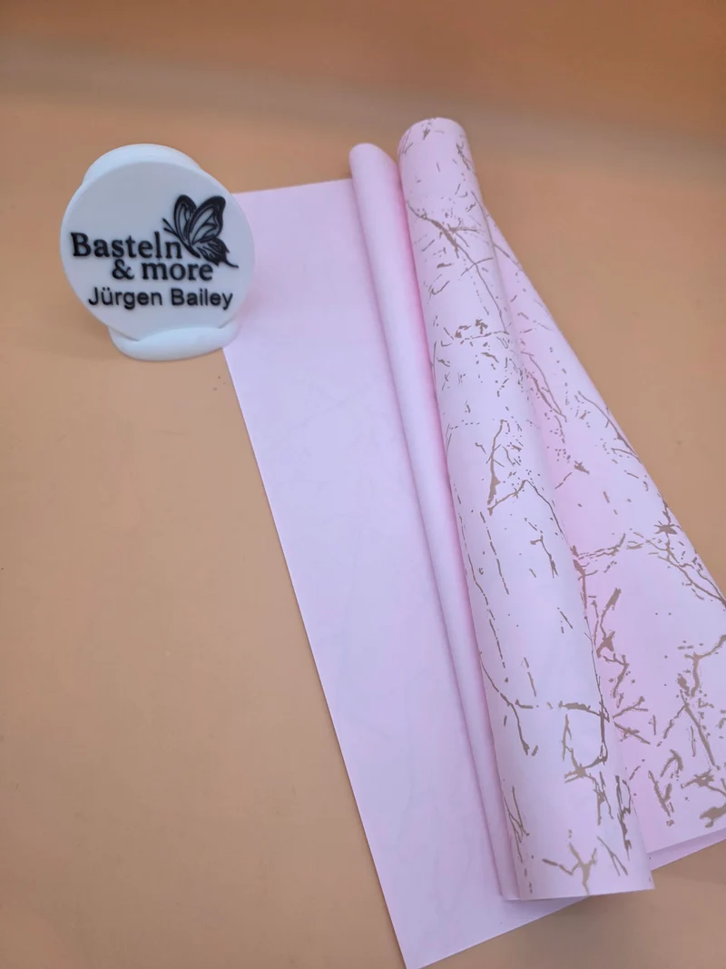 Folie Satinfolie Marmor "Rosa 319" 50cm*8,5m