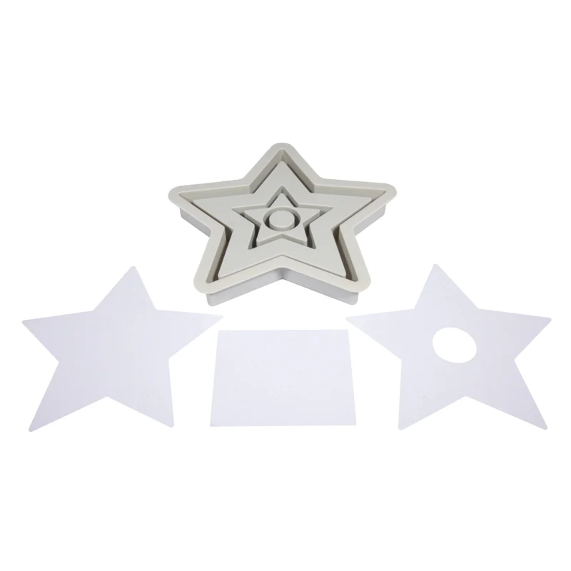Gießform Kerzenständer Stern