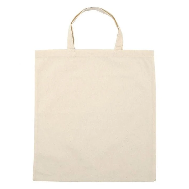 Cotton Shopping Bag, Natural, Set of 5