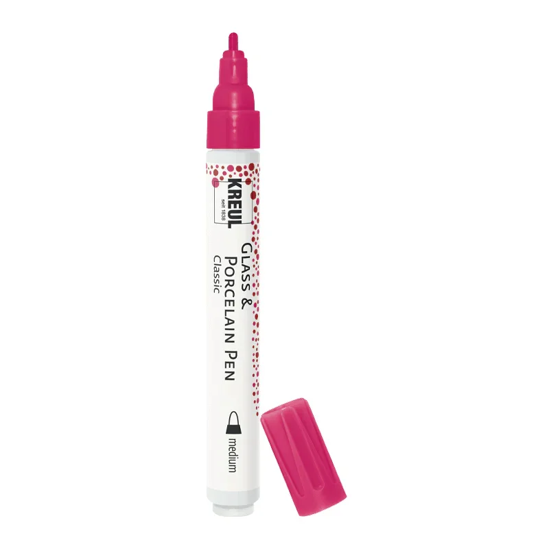 KREUL Glass & Porcelain Pen Classic medium, Turmalin, 2-4 mm