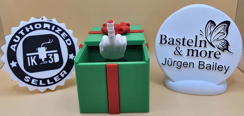 Geschenkbox "Mittelfinger-Überraschung"