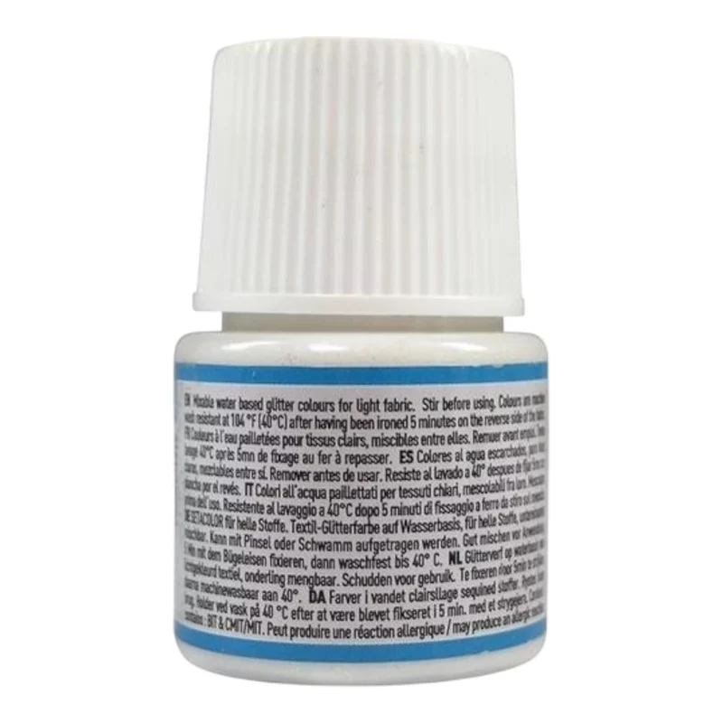 Pébéo Setacolor Glitter Textilfarbe – Diamond 204 , 45 ml