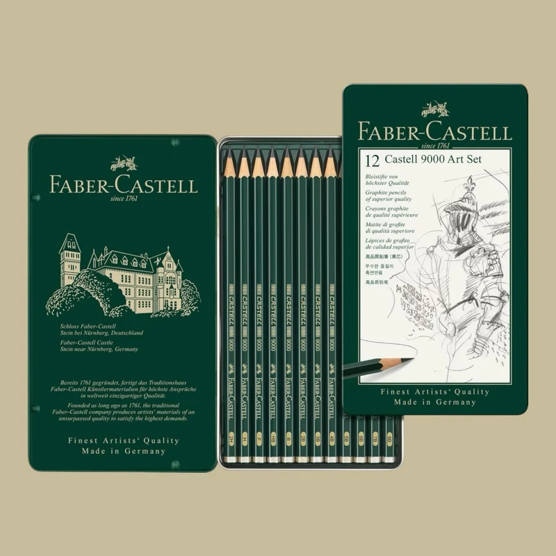 Faber-Castell Castell 9000 Art Set – 12 Bleistifte