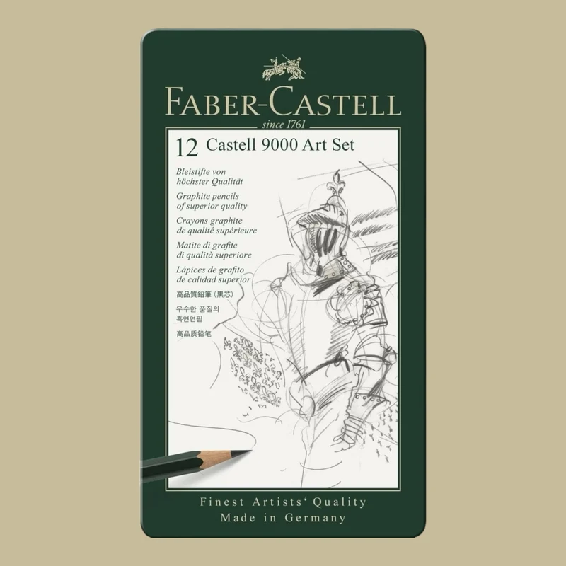 Faber-Castell Castell 9000 Art Set – 12 Bleistifte