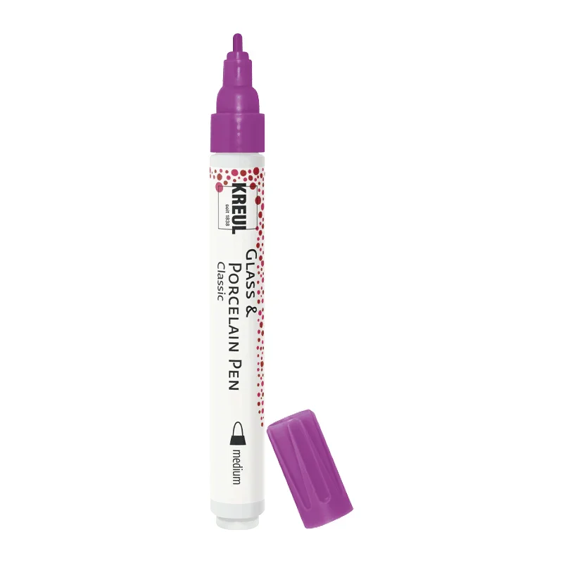 KREUL Glass & Porcelain Pen Classic medium, Flieder, 2-4 mm