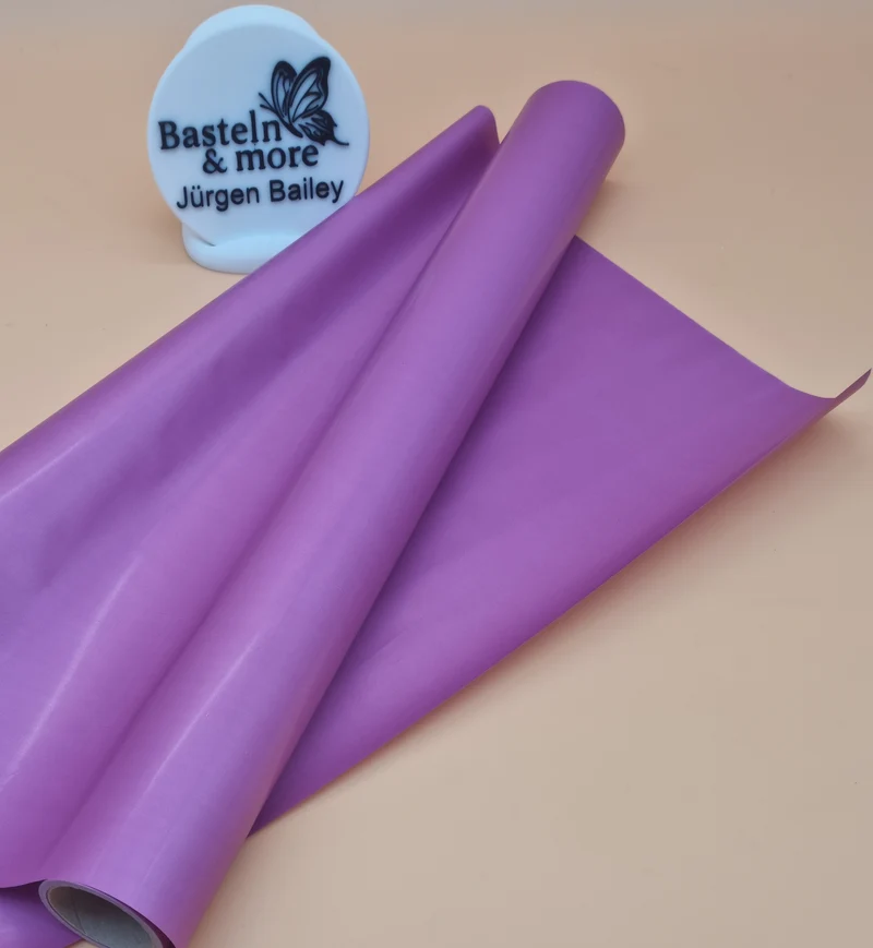 Folie Satinfolie Einfarbig "Violett 255" 50cm*8,5m