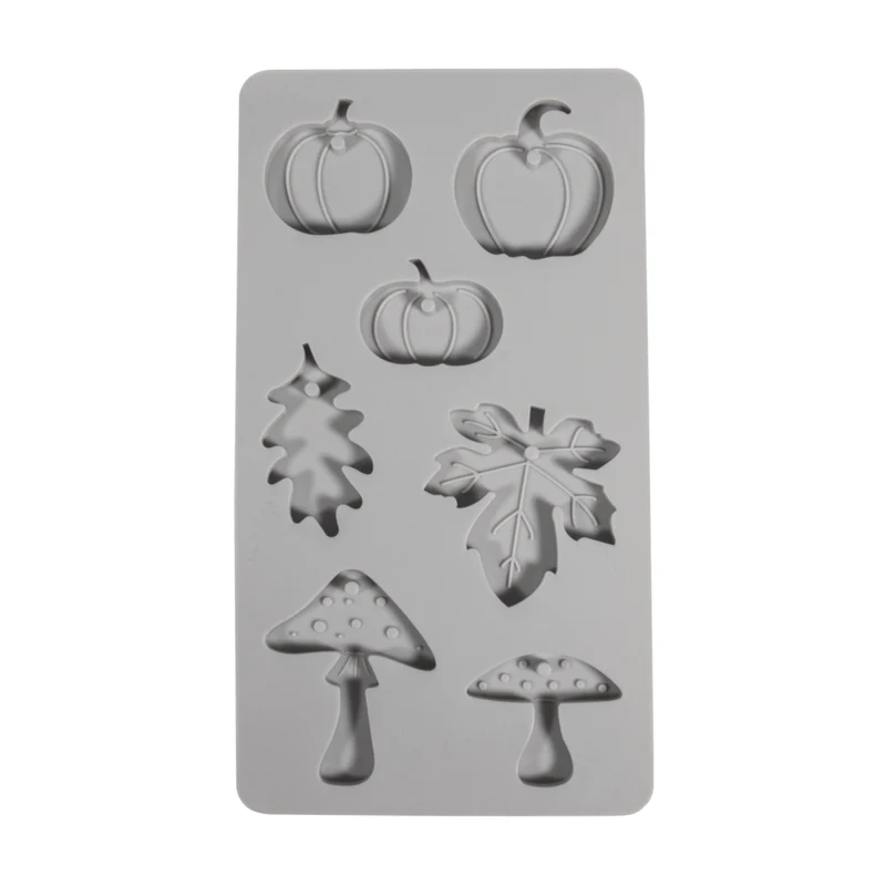 Gießform Kürbis+ Pilz + Blatt