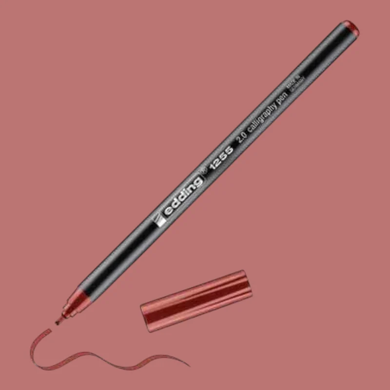 Edding 1255 Kalligraphiestift – 2,0 mm, Rot