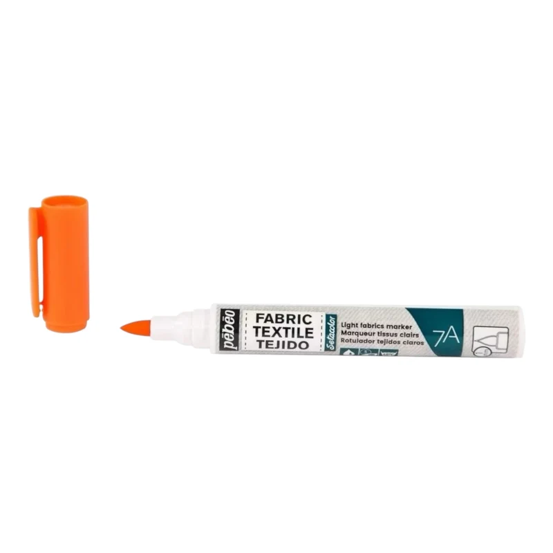 Pébéo Setacolor Stoffmarker 7A – Orange , für helle Stoffe
