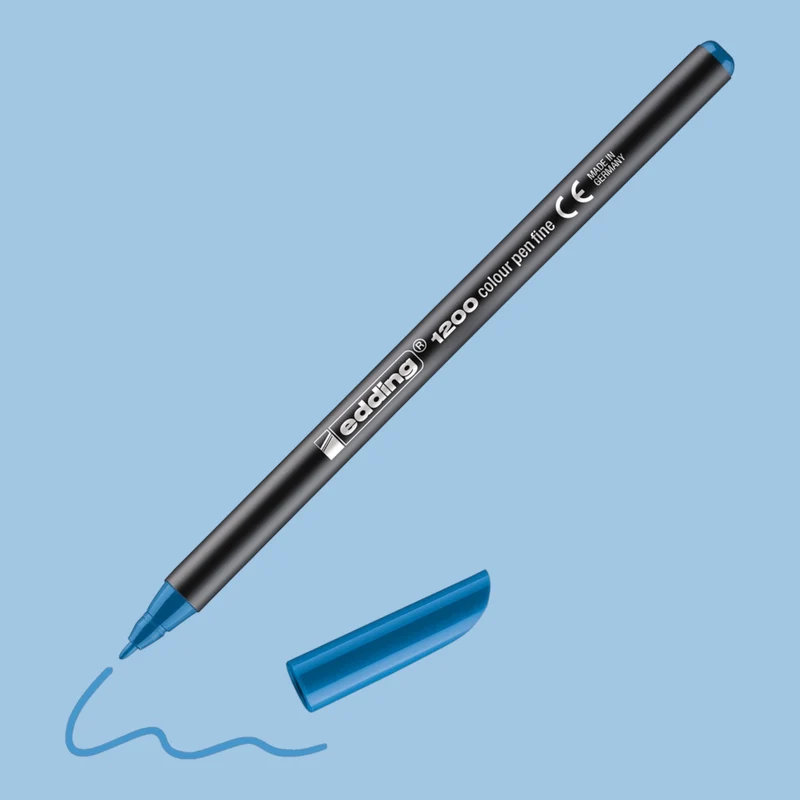 Edding Faserschreiber 1200 Hellblau 0,5-1mm