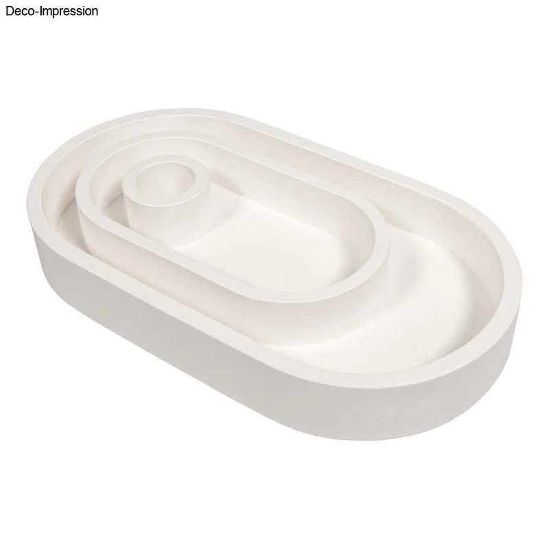 Gießform Kerzenständer Oval