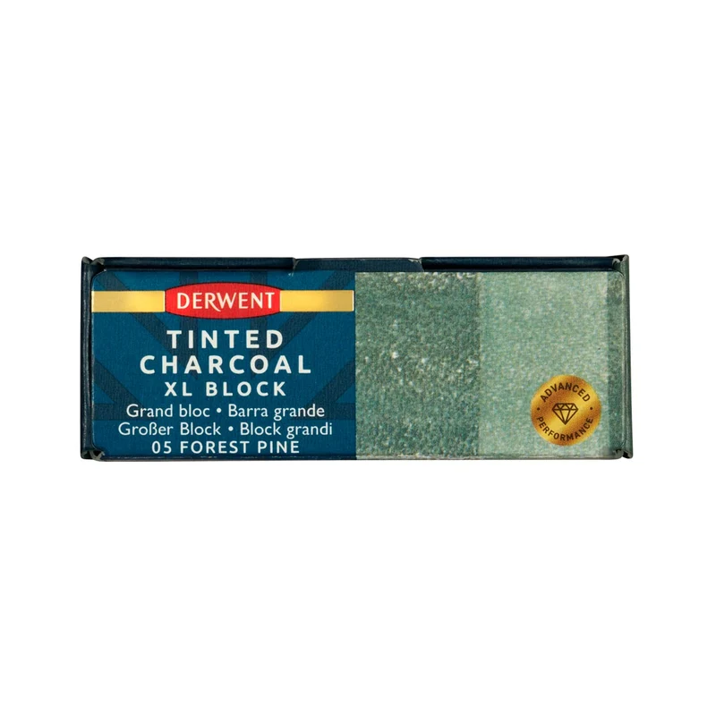 Derwent - Tinted Charcoal XL Block - Forest Pine
