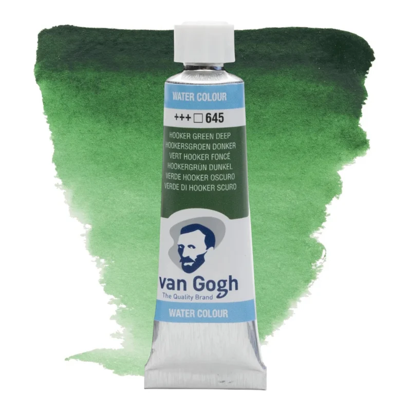 Van Gogh Aquarellfarbe Tube Hookergrün Dunkel 645