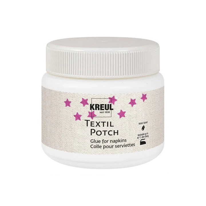 KREUL TEXTIL POTCH Glue for Napkin Decoupage - 150 ml / 250 ml