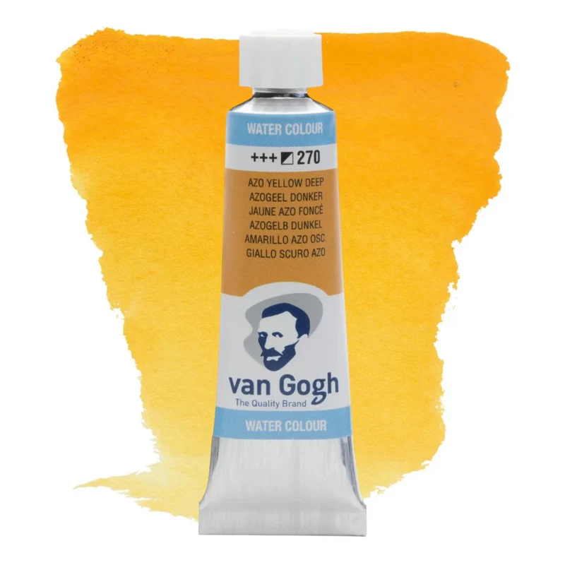 Van Gogh Aquarellfarbe Tube Azogelb Dunkel 270