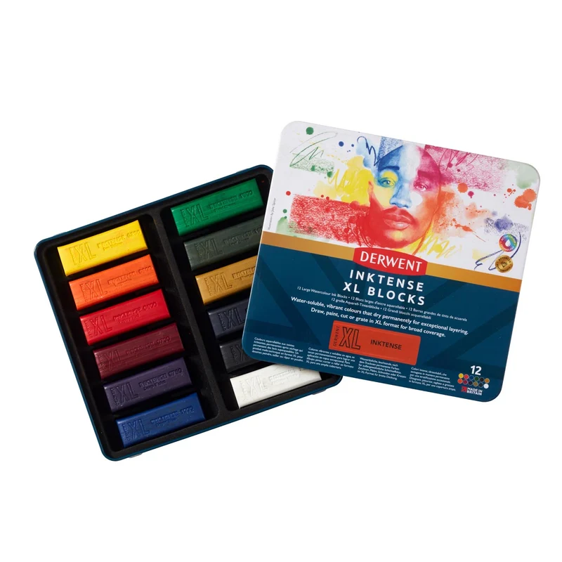Derwent - Inktense XL Blocks - 12 Tin