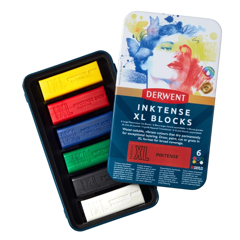Derwent - Inktense XL Blocks - 6 Tin
