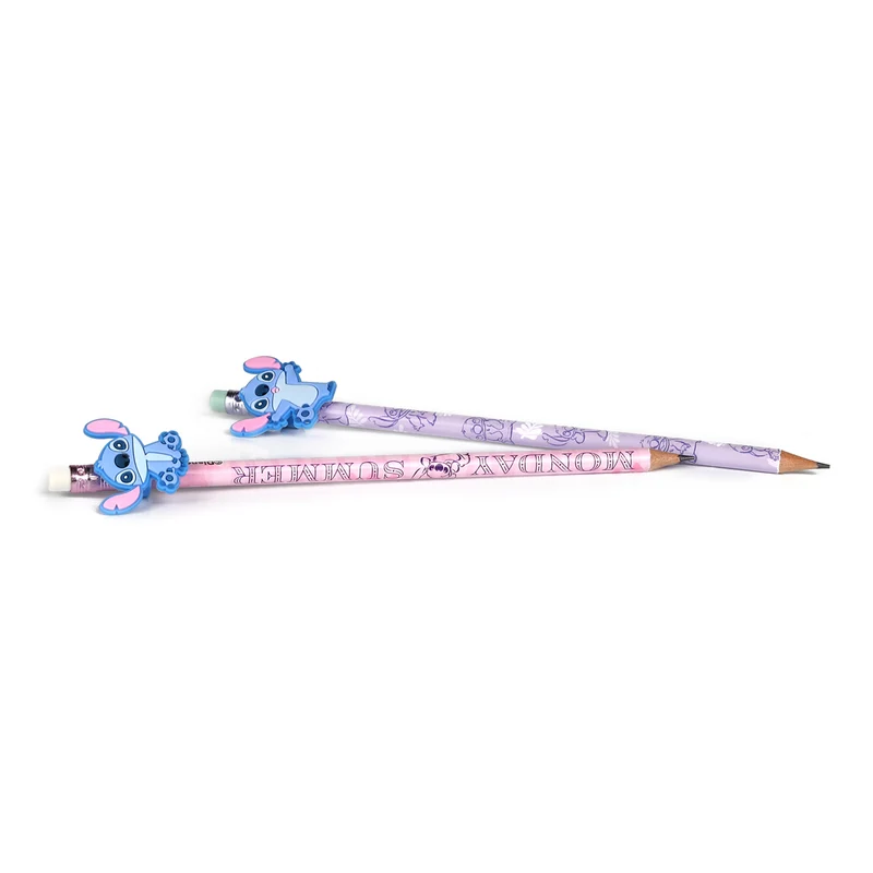 Colorino komplet svinčnikov Stitch Pastel 3, okrogli z radirko