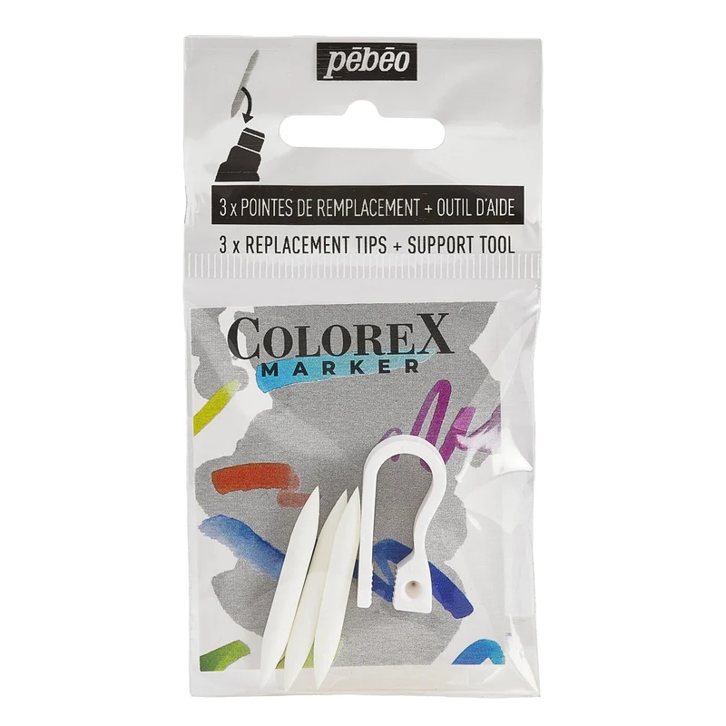 Pebeo Colorex komplet nadomestnih konic za flomastre 1 mm – 3 kos