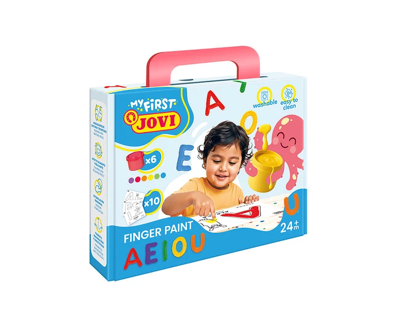 Jovi Fingermalfarben-Set My First Erste Vokale 11-tlg.