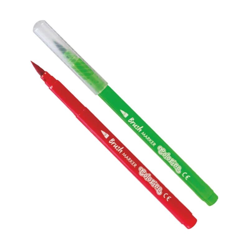 Colorino Brush Pinselstifte mit langer Pinselspitze – 10 Farben