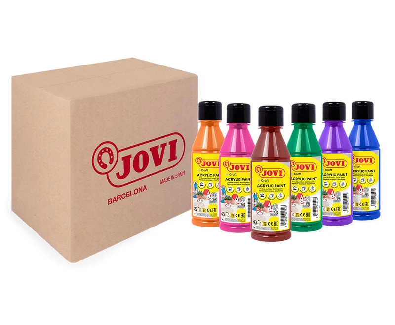 Sada akrylových farieb JOVI Jovidecor 6 x 250 ml – variant B