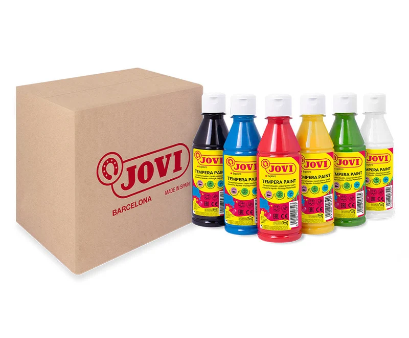 Комплект детски бои JOVI Premium 6 x 250 ml – вариант A