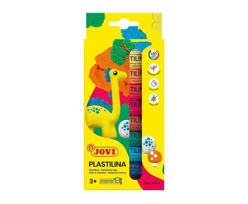 Set plastelina za modeliranje JOVI 10 x 15 g