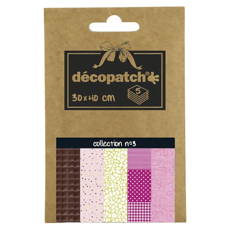 CLAIREFONTAINE Decopatch Decoupage-Papier 30 x 40 cm – Kollektion 6 – 20