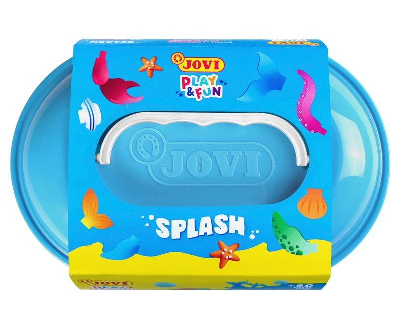 Knetmasse-Set JOVI Play&Fun Splash 360 g im Koffer