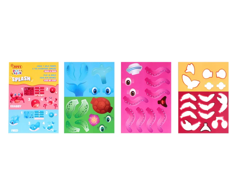 Sada modelovacích hmôt JOVI Play&Fun Splash 360 g v kufríku