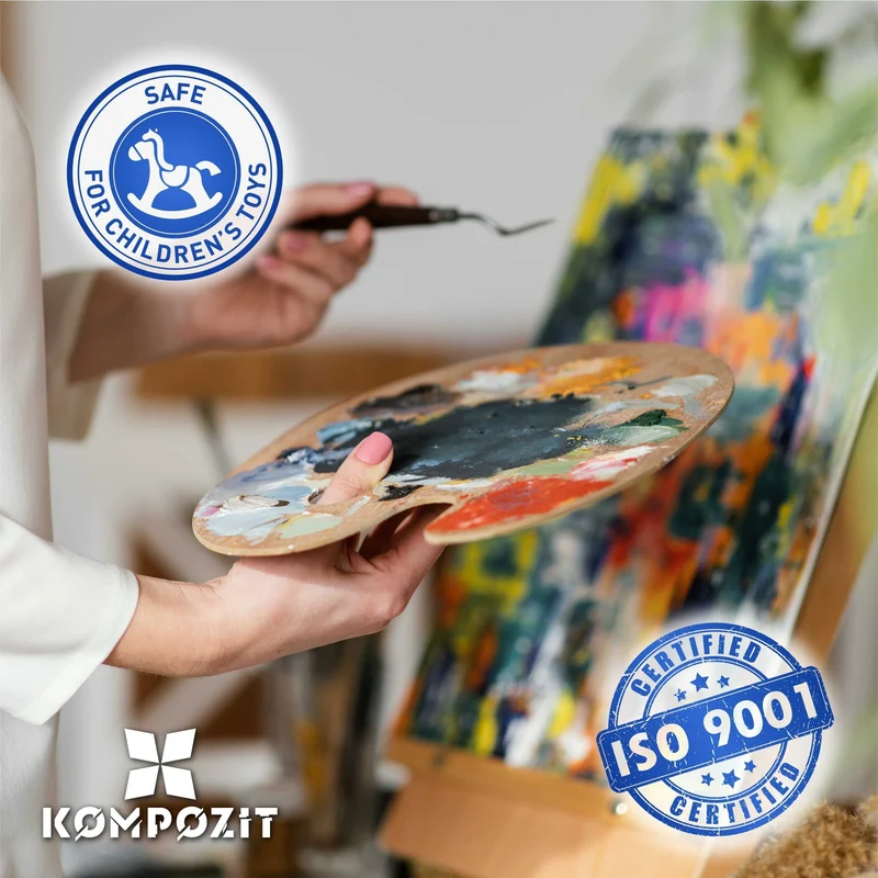 Σετ ακρυλικών χρωμάτων Kompozit STANDART 18 x 20 ml