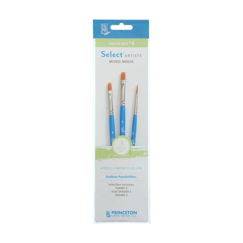 Set pennelli PRINCETON Select universali - set di 3