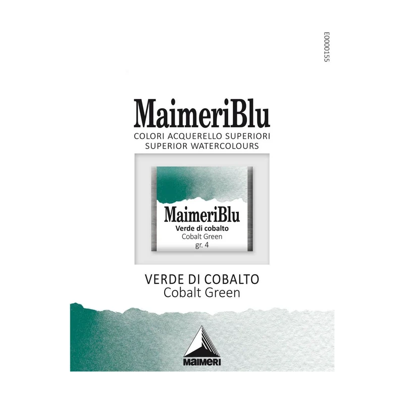 Χρώμα ακουαρέλας MAIMERI Blu – half pan 1.5 ml