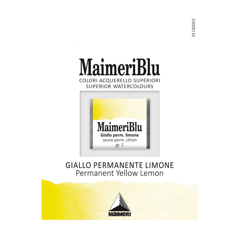 Akvarelna barva Maimeri Blu – polovična posodica 1,5 ml