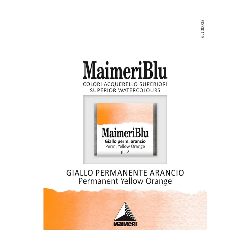 Akvarelna barva Maimeri Blu – polovična posodica 1,5 ml
