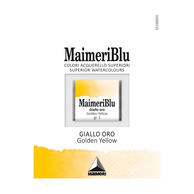 Akvarelna barva Maimeri Blu – polovična posodica 1,5 ml