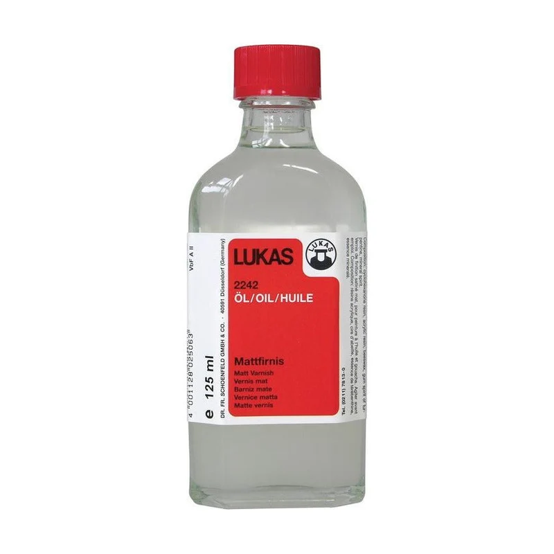 Ματ τελικό βερνίκι για ελαιογραφία LUKAS – 125 ml