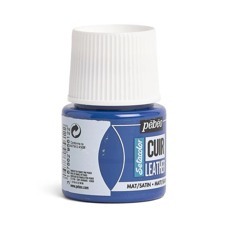 Pebeo - Setacolor Leather Paint 45ml - Ultramarine Blue