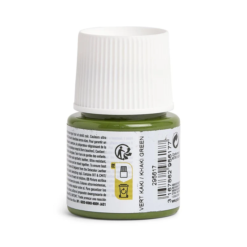 Pebeo - Setacolor Leather Paint 45ml - Khaki Green