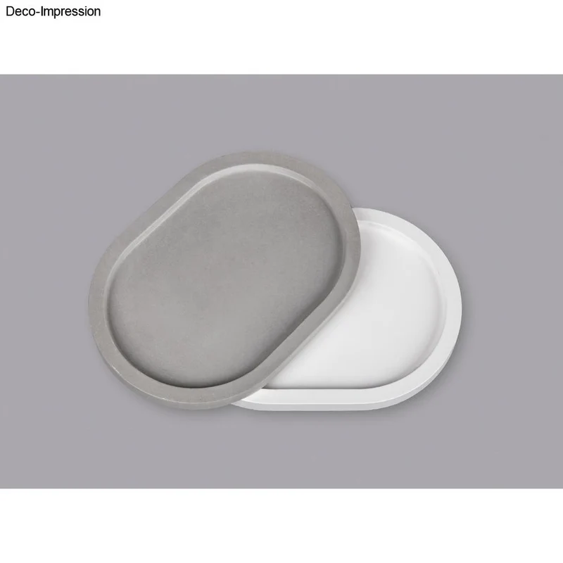 Gießform Dekoplatte Oval