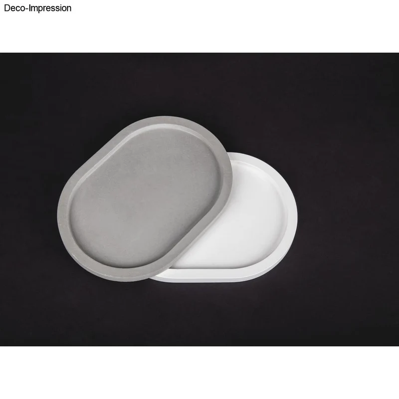 Gießform Dekoplatte Oval