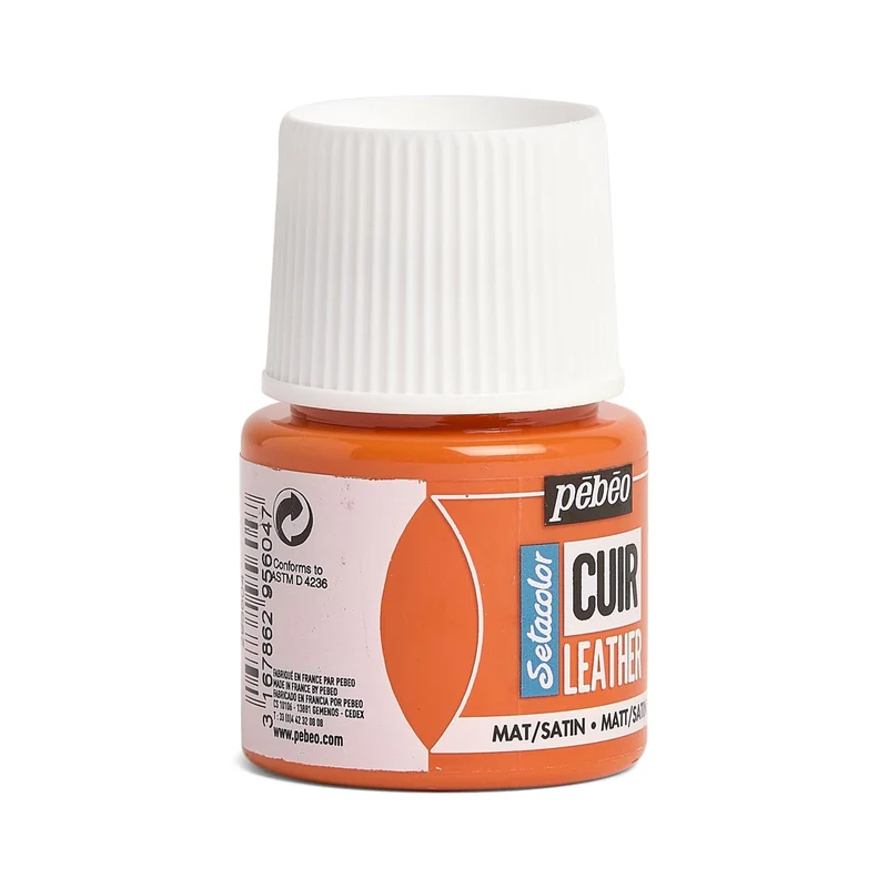 Pebeo - Setacolor Leather Paint 45ml - Orange