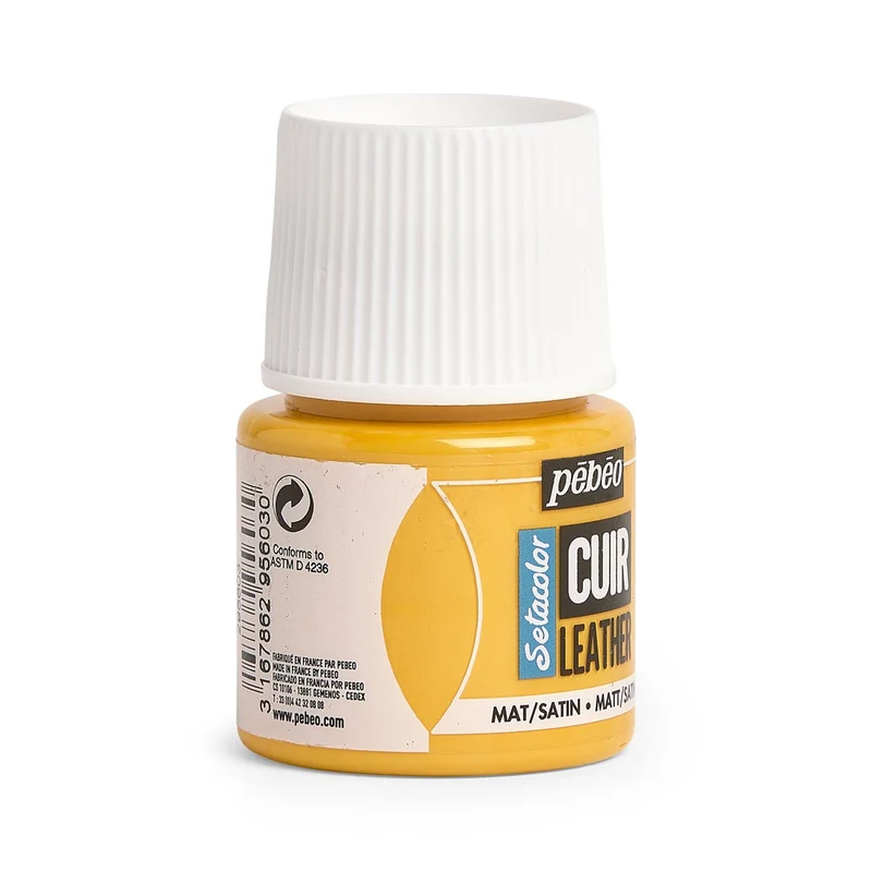Pebeo - Setacolor Leather Paint 45ml - Sunflower Yellow