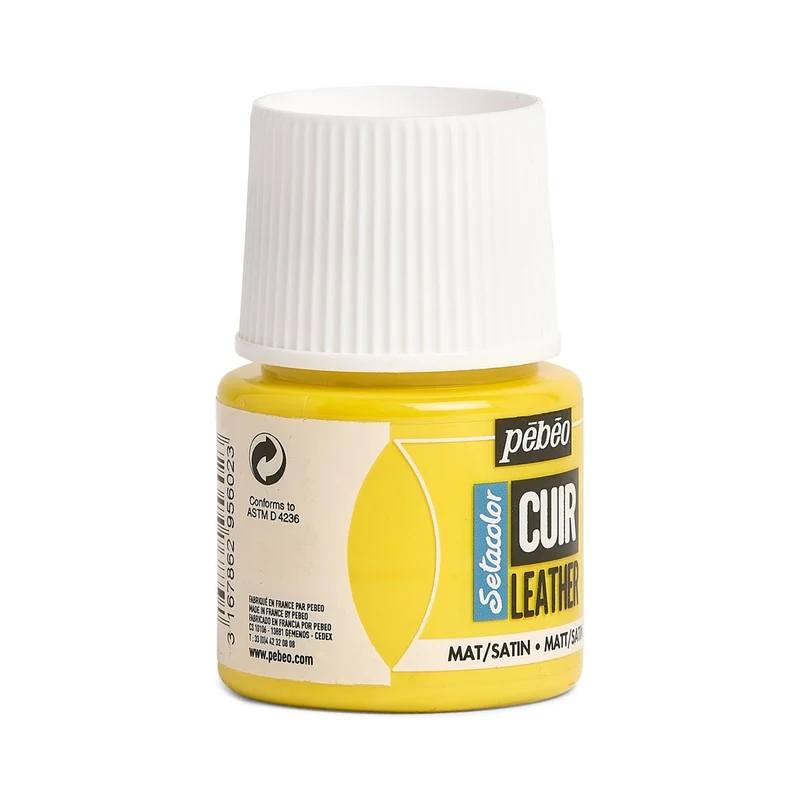 Pebeo - Setacolor Leather Paint 45ml - Vivid Yellow